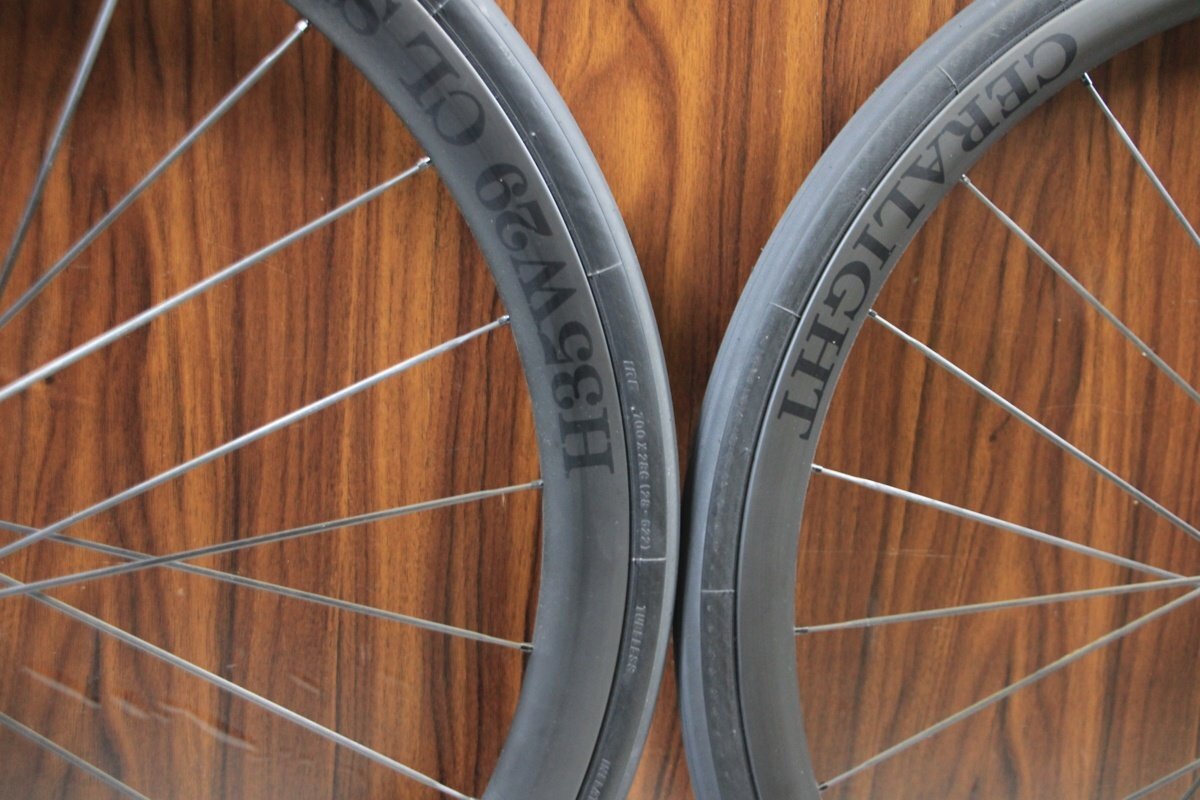 ○SMITH スミス CeraLight DISC XDRドライバー SRAM12s対応 クリンチャー チューブレス カーボンホイールセット 美品