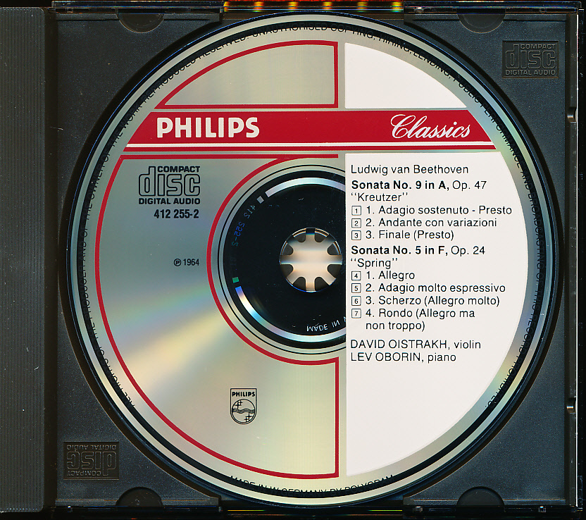 西独盤＋24bit盤　オイストラフ　ベートーヴェン　春、クロイツェル　聴き比べ❗ 西独盤＋24bit盤 オイストラフ ベートーヴェン 春、クロイツェル