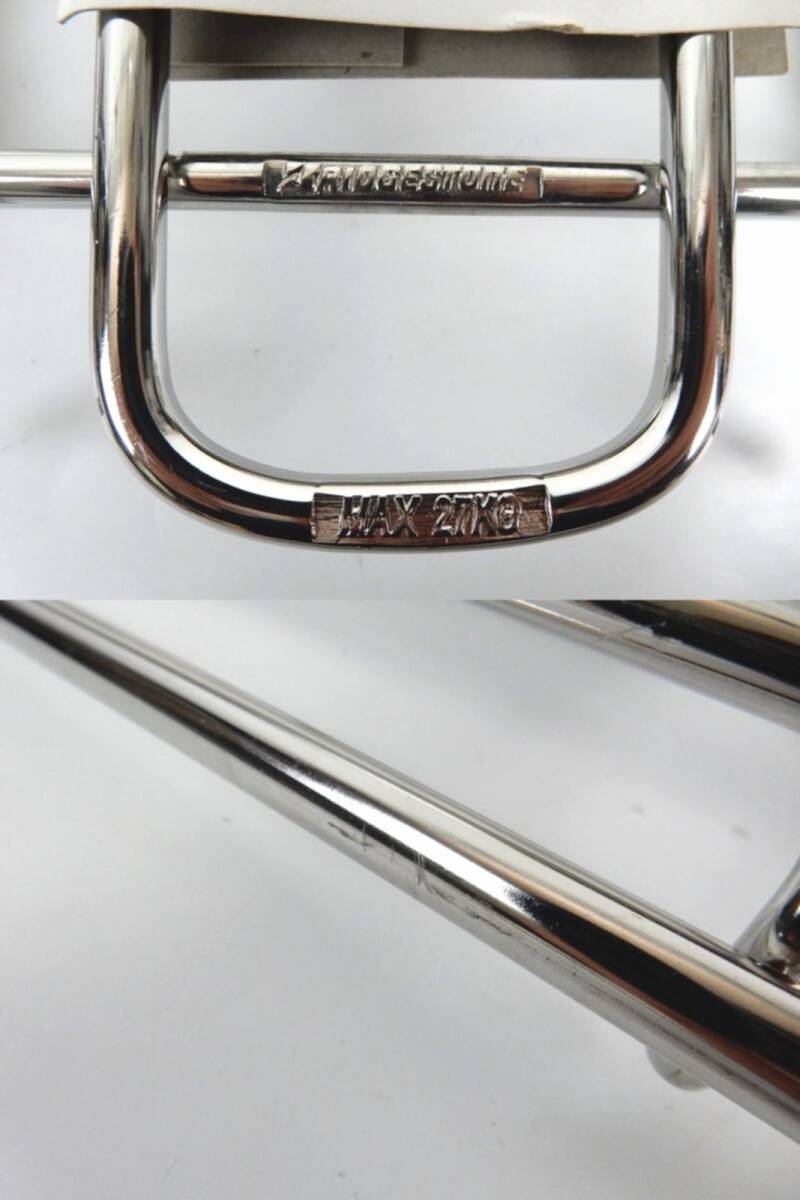 【BRIDGESTONE】 ブリヂストン ステンレスリヤキャリヤ シートピン止め用 クラス27 品番：F140611SU 略号：CRS727SU 未使用保管品 中古品_画像6