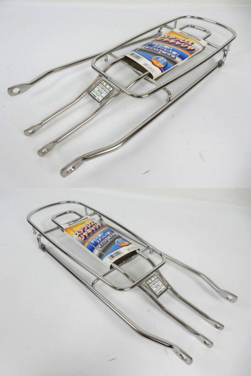 【BRIDGESTONE】 ブリヂストン ステンレスリヤキャリヤ シートピン止め用 クラス27 品番：F140611SU 略号：CRS727SU 未使用保管品 中古品_画像5