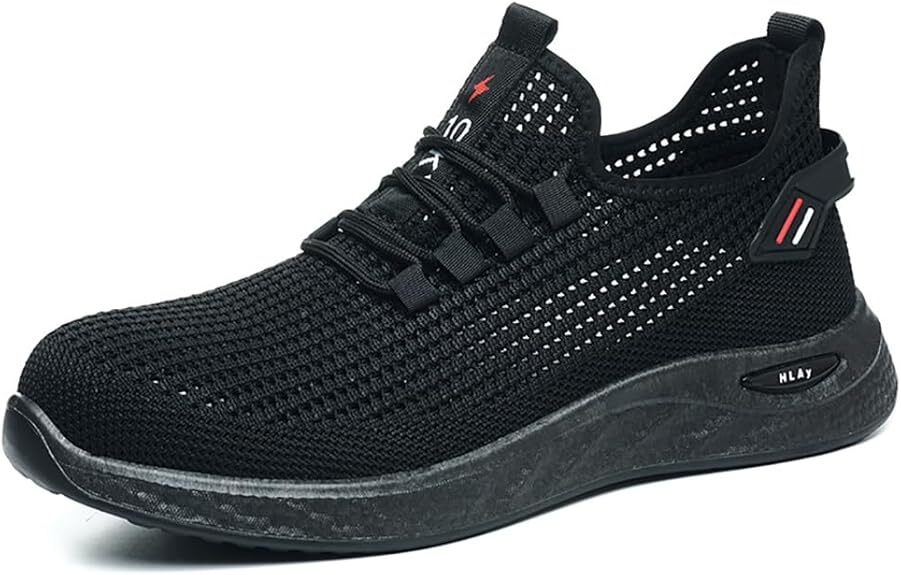 夏用安全靴 作業靴 通気性 あんぜんぐつ 絶縁靴 軽量 樹脂先芯入り 耐滑 耐摩耗 作業用 サイズ:26cm_画像1