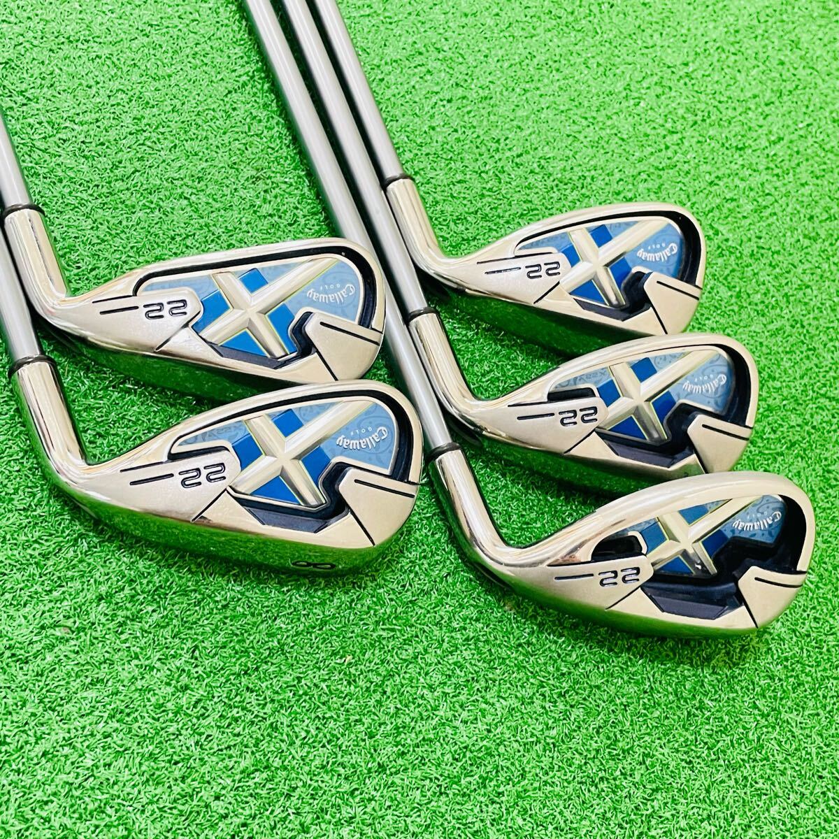 Callaway Golf - Callaway キャロウェイ X22 レディースアイアン5本セット L 右利き Callaway キャロウェイ X22 レディースアイアン5本セット L 右利き