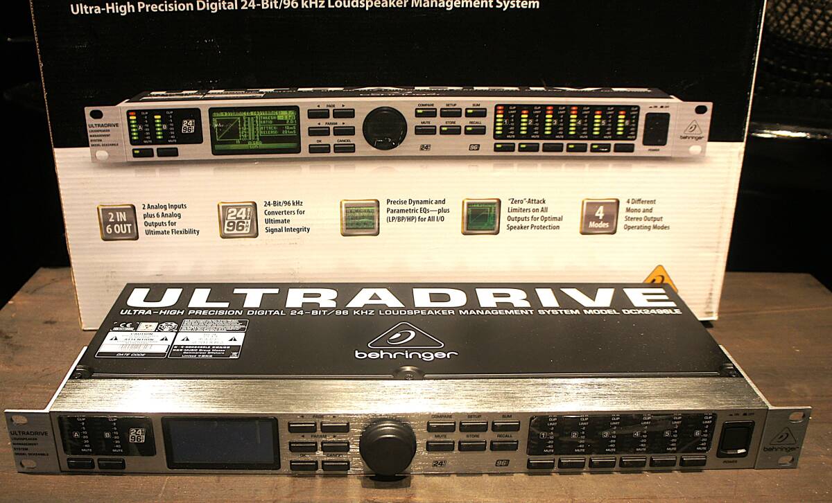 BEHRINGER ( Behringer ) / DCX2496LE канал делитель многофункциональный новый старый товар 