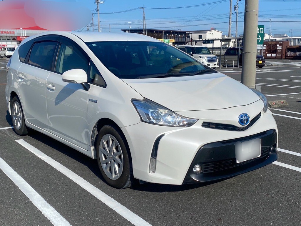 ☆極美品☆トヨタ☆プリウスα☆S☆車検令和7年12月☆純正アルミ☆5人乗り☆取扱説明書☆