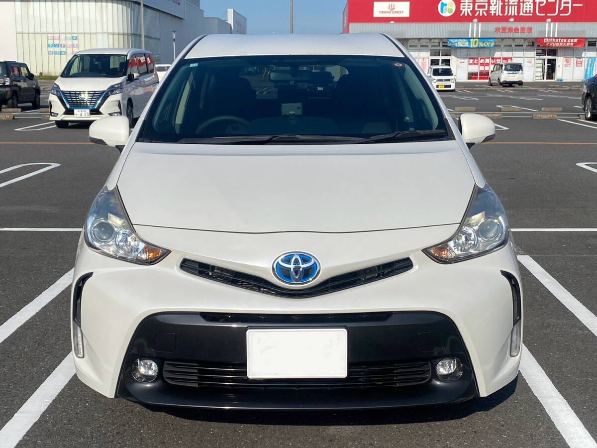 ☆極美品☆トヨタ☆プリウスα☆S☆車検令和7年12月☆純正アルミ☆5人乗り☆取扱説明書☆