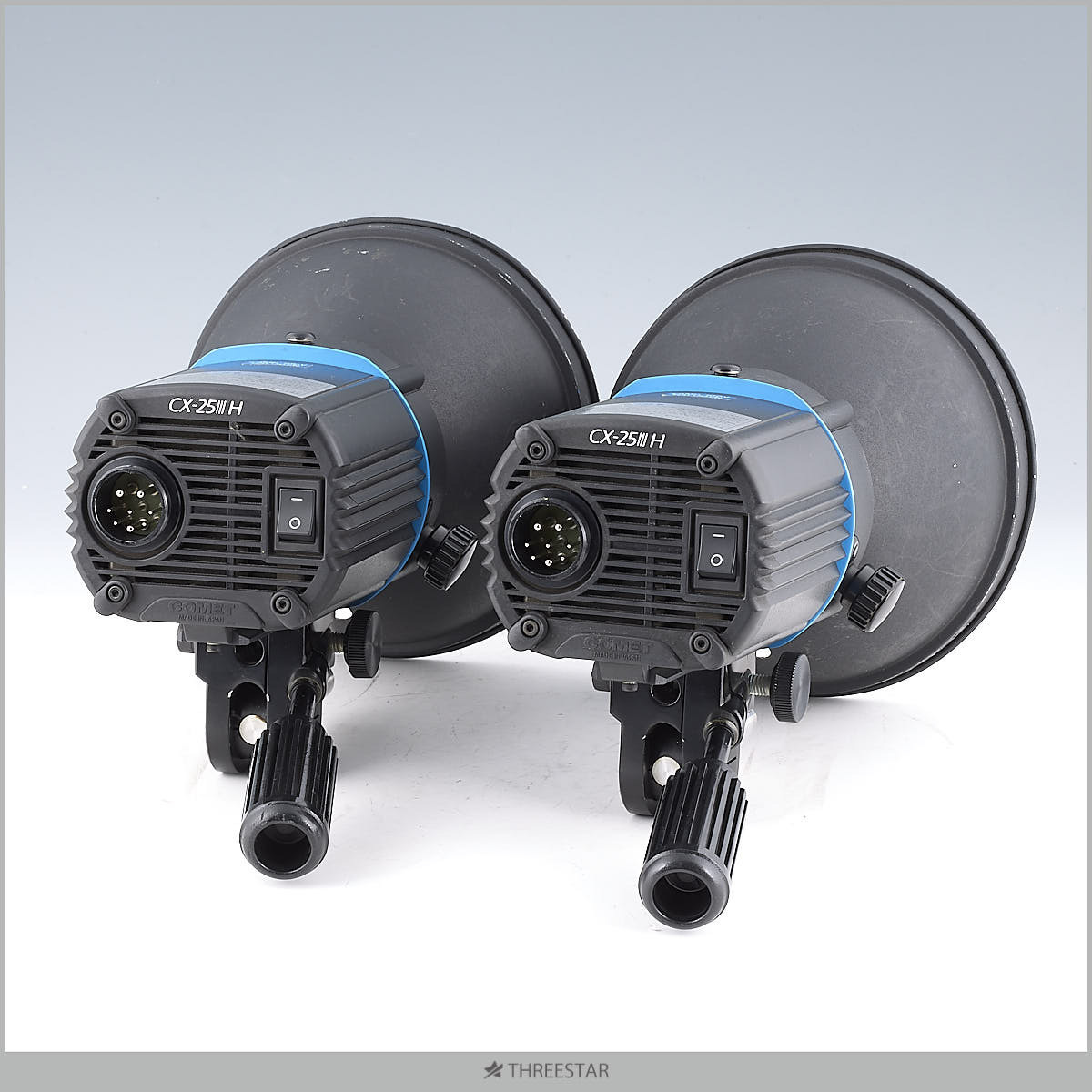 COMET コメット CX-244III/CX-25IIIH 1台2灯 セット 実用でおススメ！！ ストロボ ジェネレーター 2400W 【3】_画像5