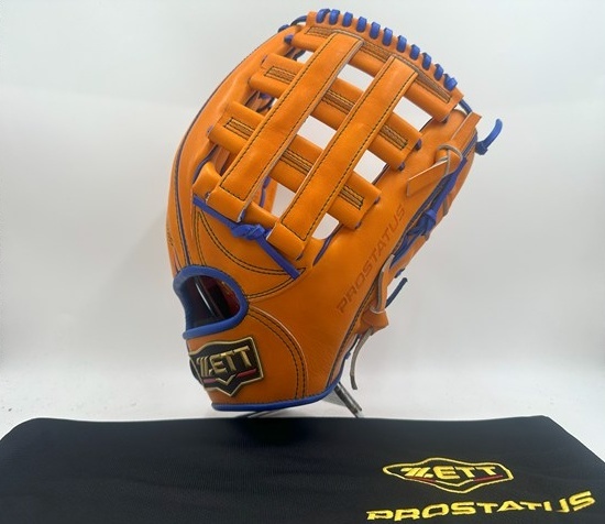 ZETT 硬式外野手用グローブ プロステイタス オーダー BPG-PRO 日本制 刺繍あり キップレザー 未使用品　硬式 外野 グラブ