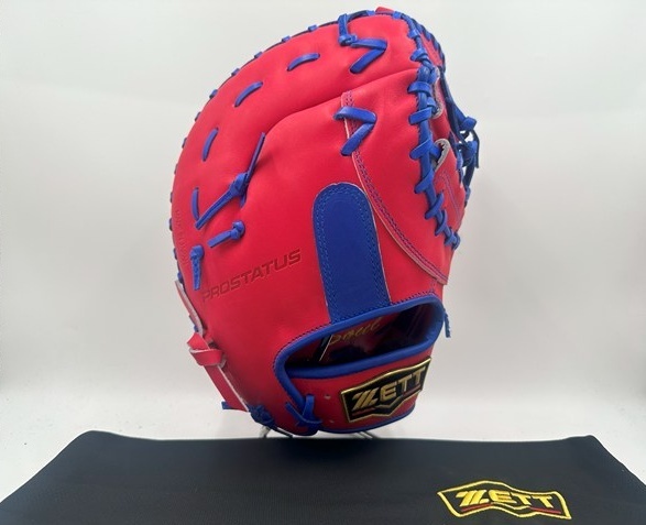 ZETT 軟式用ファーストミット プロステイタス オーダー BRF-PRO 日本制 刺繍あり　軟式 一塁手用 グラブ グローブ