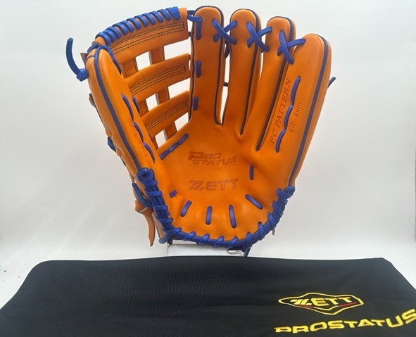 ZETT 硬式外野手用グローブ プロステイタス オーダー BPG-PRO 日本制 刺繍あり キップレザー 未使用品　硬式 外野 グラブ