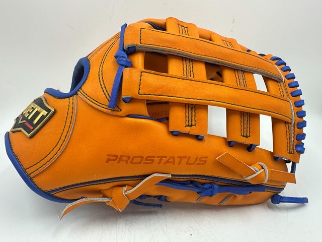 ZETT 硬式外野手用グローブ プロステイタス オーダー BPG-PRO 日本制 刺繍あり キップレザー 未使用品　硬式 外野 グラブ