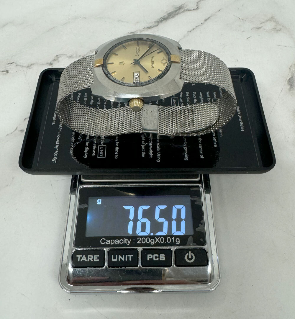 ★WALTHAM VACUUM ウォルサム メンズ腕時計 稼働品 自動巻 アンティーク★