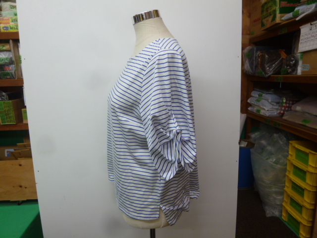 【8913】UNTITLED　半袖カットソー　ボーダー　44サイズ　美品
