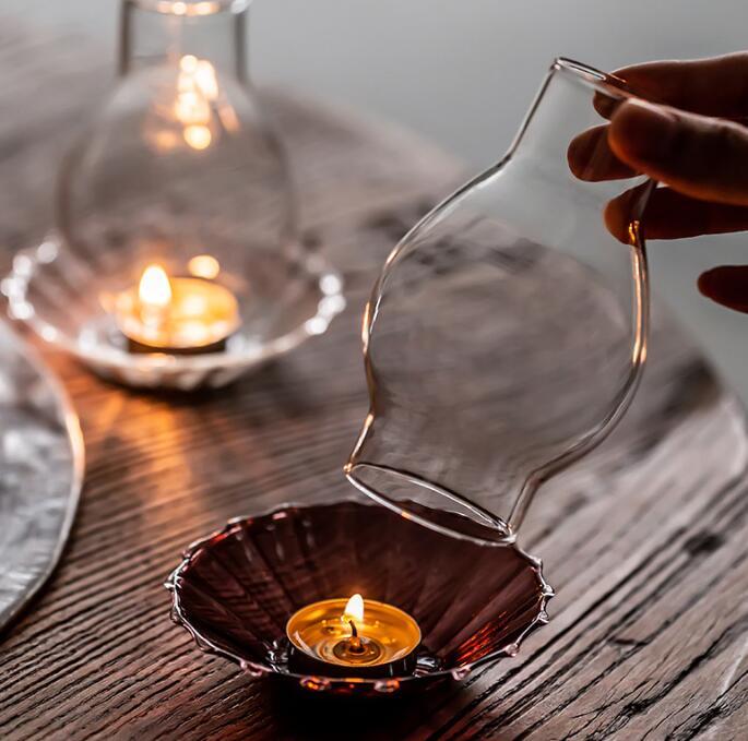 новое поступление стекло свеча подставка свеча держатель роман tik смешанные товары .. стекло чай свет свеча для стекло контейнер party оборудование орнамент