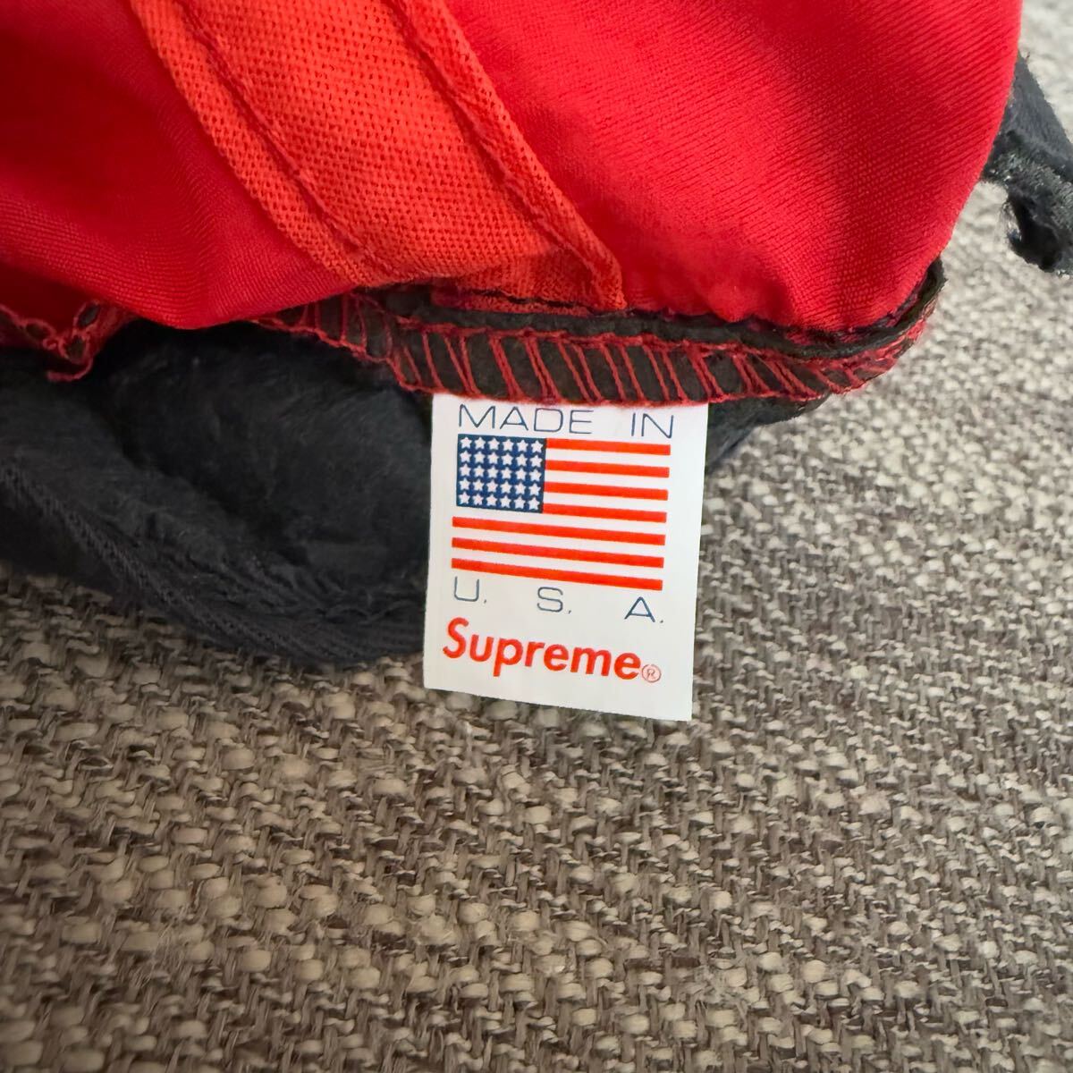 Supreme Skew Nylon 5-Panel Cap Red Free 17ss 2017年 赤 レッド スキュー ナイロン 5パネル キャップ アーチロゴ