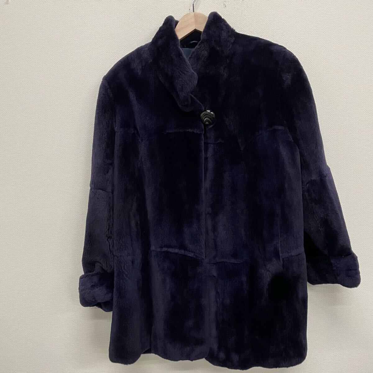 【mowus-m】モウスエム★フェイクファーコート ジャケット アウター サイズF 06