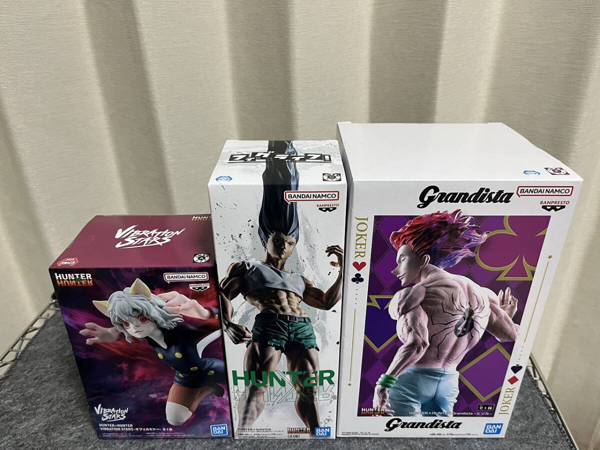 ヒソカ ゴン ネフェルピトー シャンクス フィギュア セット プライズ フィギュア HUNTER×HUNTER ハンターハンター ヒソカ