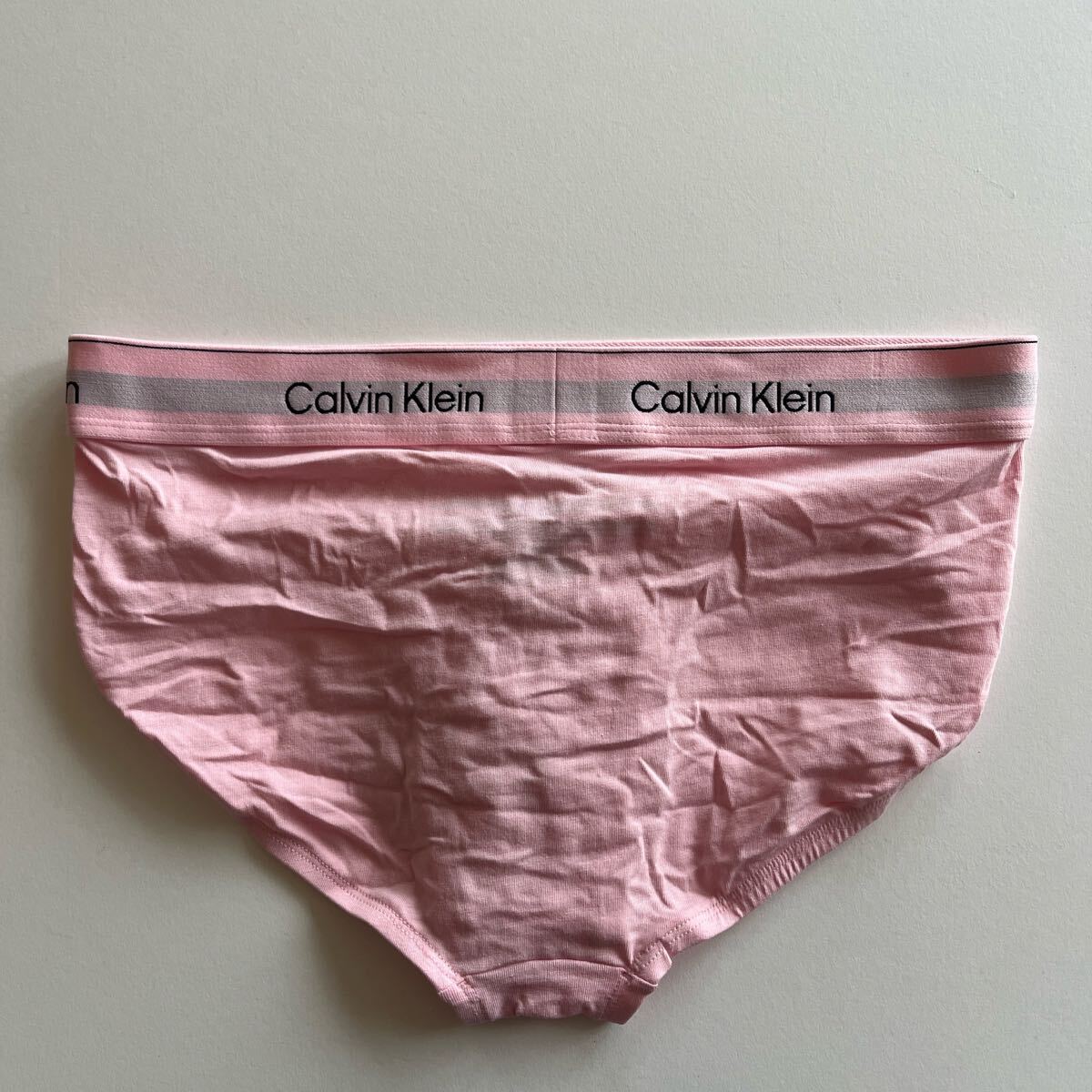 Calvin klein カルバンクライン メンズビキニ　L(M) ライトピンク　ビキニブリーフ　コットンストレッチ　メンズインナー　男性ブリーフ