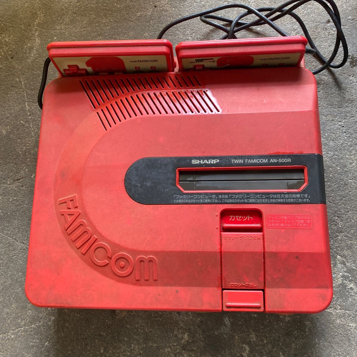 SHARP sharp twin Famicom AN-500R работоспособность не проверялась Junk корпус только 