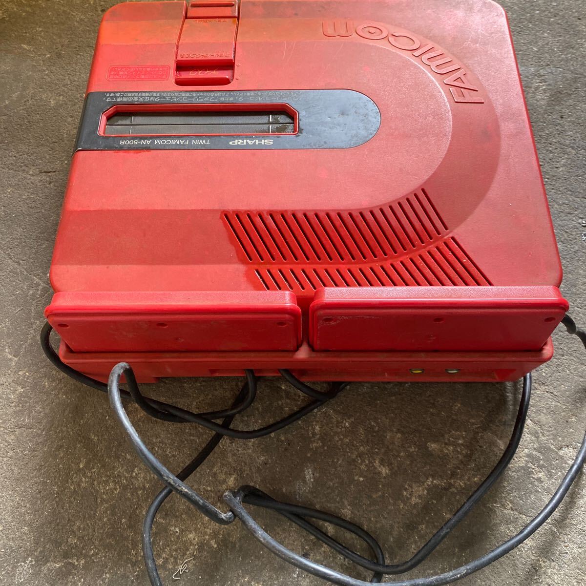 SHARP sharp twin Famicom AN-500R работоспособность не проверялась Junk корпус только 