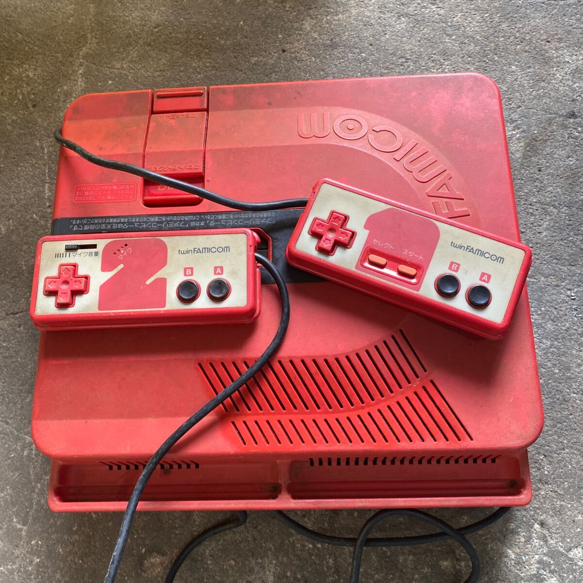 SHARP sharp twin Famicom AN-500R работоспособность не проверялась Junk корпус только 