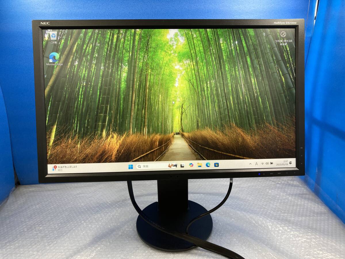 1円～ NEC MultiSync LCD-EA273WMi 27インチ液晶モニター スタンド付 中古動作品(DP01)