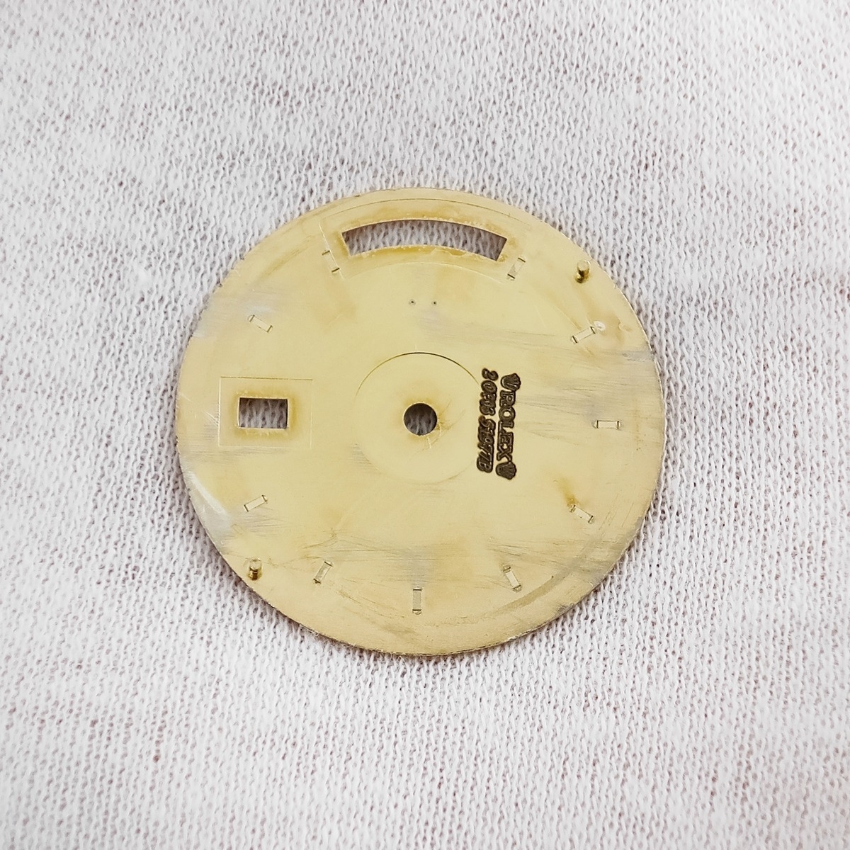 ロレックス 純正 デイデイト 18238 18038用 ダイアル 替え 文字盤 シャンパンゴールド カレンダー 交換 予備 トリチウム メンズ 腕時計_画像3