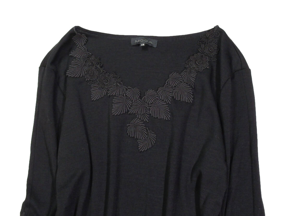 モガ MOGA 大きいサイズ 13 毛100％ ニット カットソー _画像2