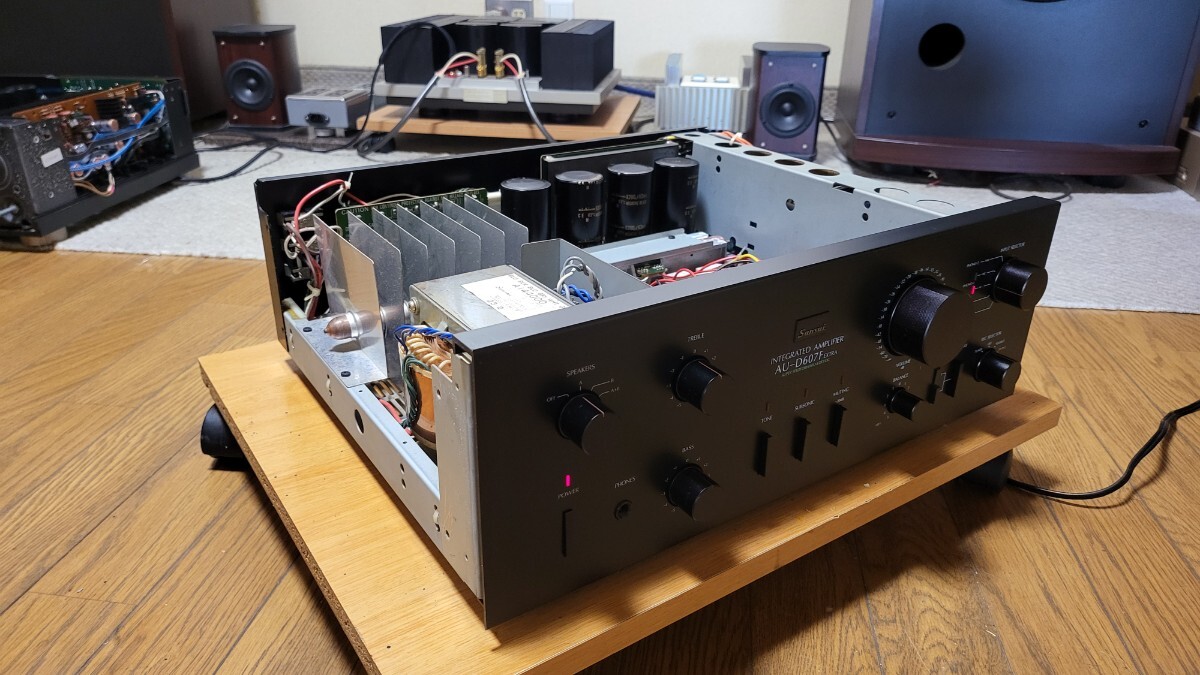  подготовлен Sansui основной предусилитель AU-D607F EXTRA рукоятка da. зонт . mainte работа хороший прекрасный товар полный обычный машина с гарантией SANSUI ландшафт 