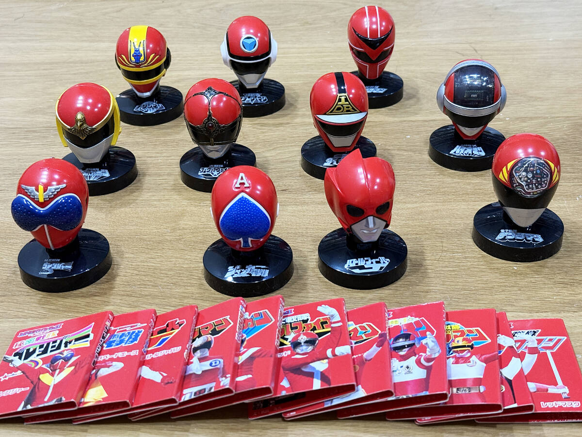 スーパー戦隊マスクコレクション 赤の伝説 ゴーカイレッド&アカレッド スーパー戦隊マスクコレクション ~赤の伝説~ I II III