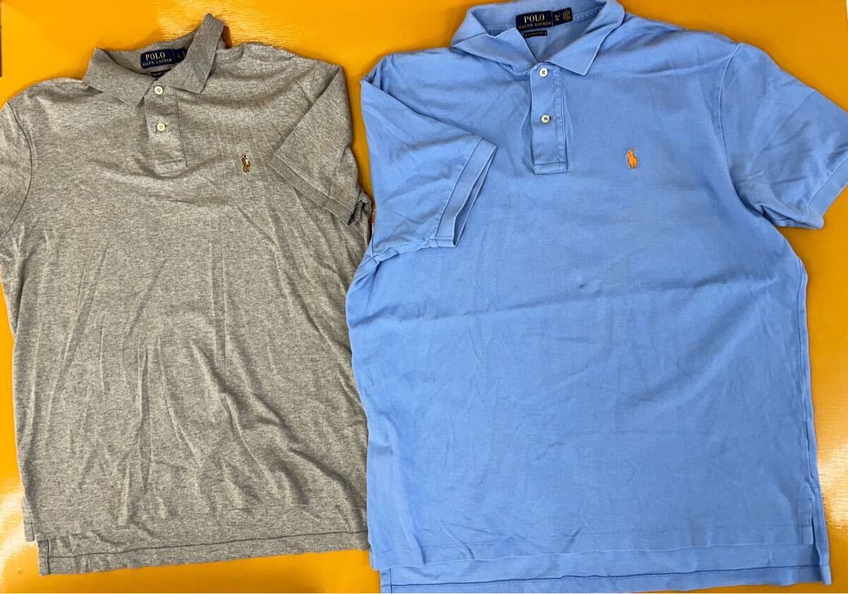 ① 古著卸 USA 半袖 ポロシャツ ラルフローレン 15枚 セット まとめ売り 1円スタート 大量 卸売り アメリカ古著 POLO ワンポイント Ralph