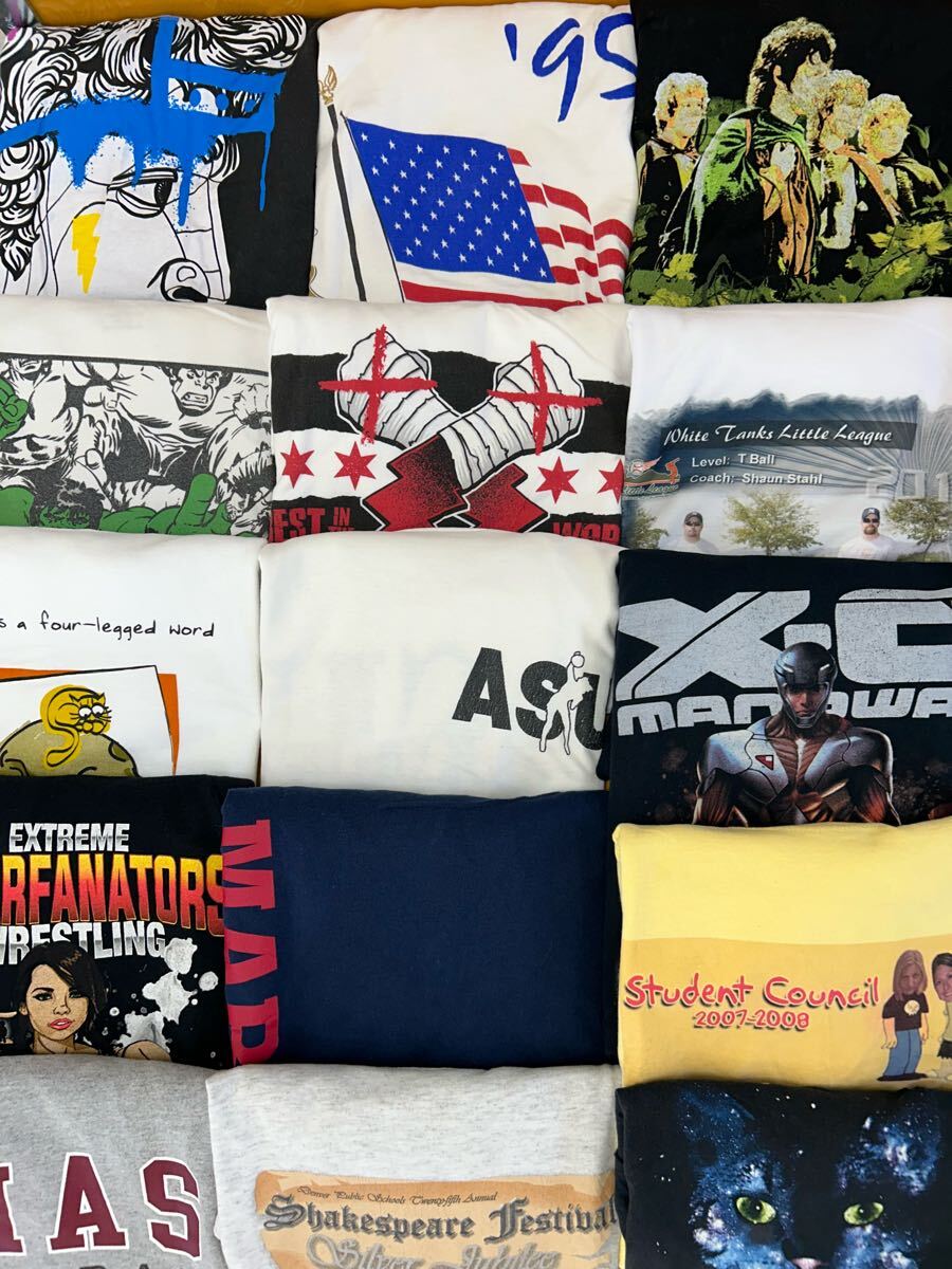 まとめ売り USA 古着 半袖 Tシャツ 業者価格 卸売 激安 大量 ① 古着卸 USA 半袖 Tシャツ 24枚 サイズMIX セット まとめ売り