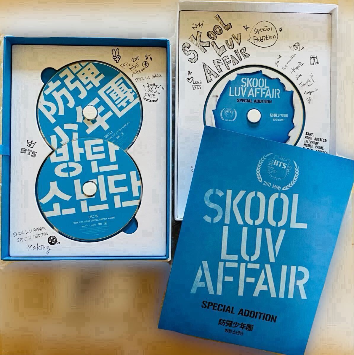 BTS 公式 2nd Mini Album Skool Luv Affair SPECIAL ADDITION DVD 日本語字幕入り 新品未再生 RM JIN SUGA J-HOPE JIMIN V JUNGKOOK