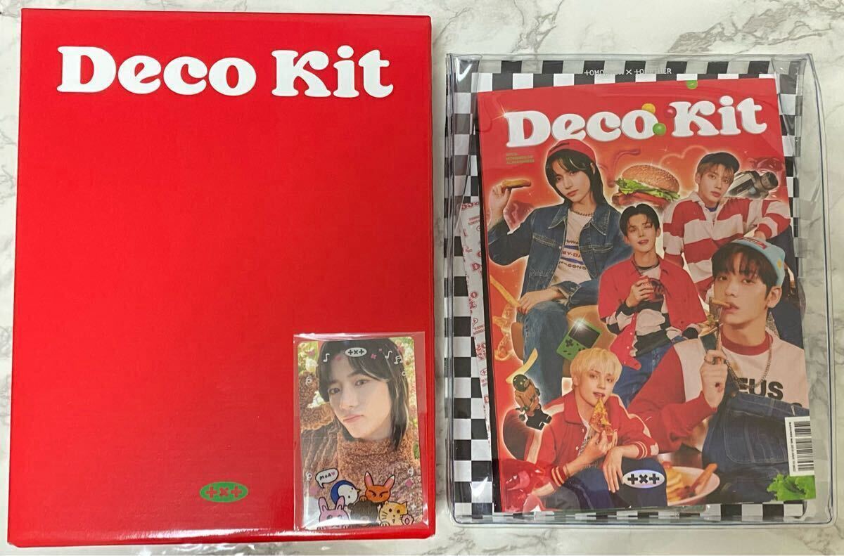 【送料無料/新品】 X TOMORROW 公式 TXT TOGETHER トレカ デコキット KIT DECO 2022 アイドル
