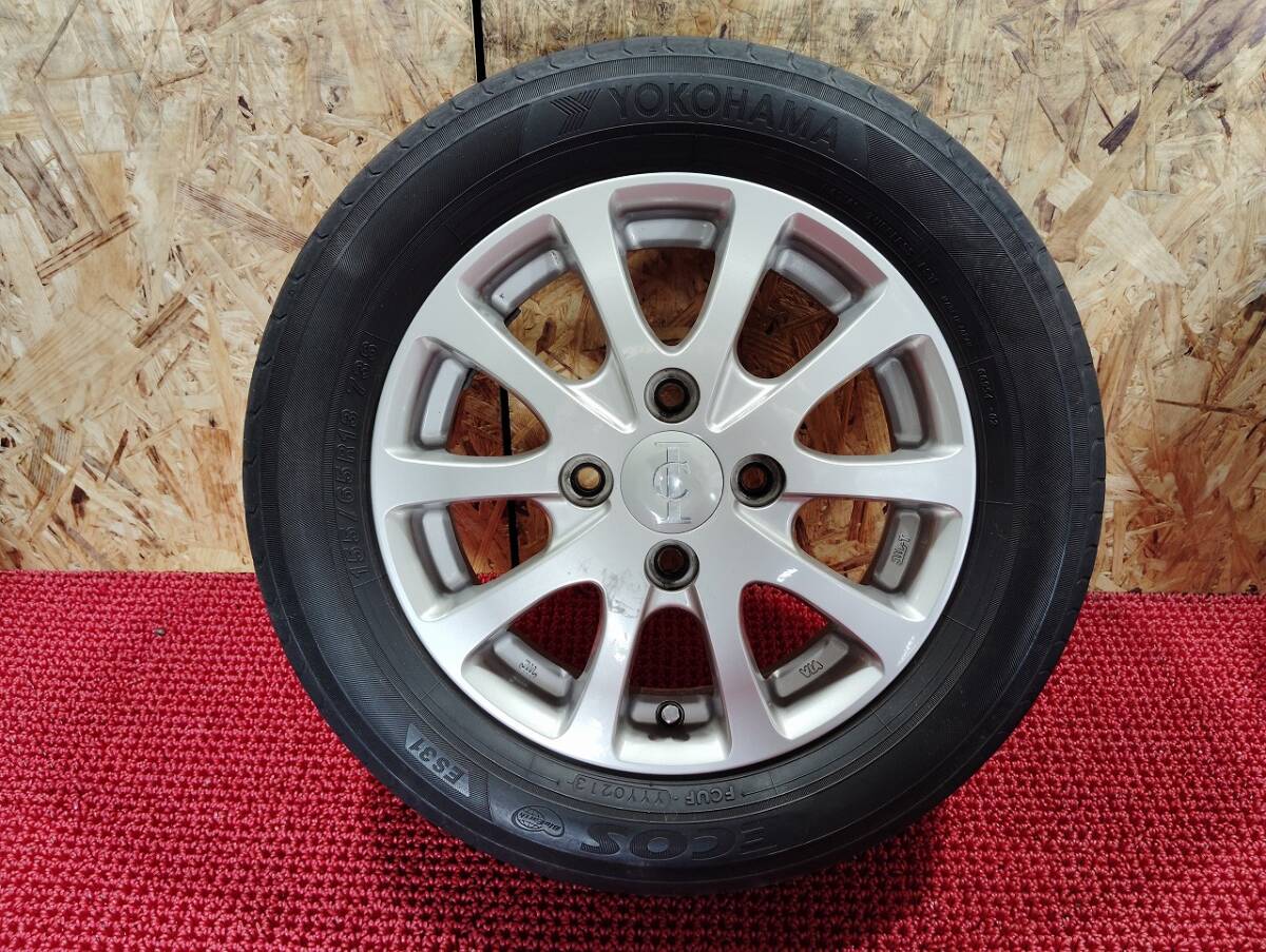  малолитражный легковой автомобиль и т.д. ICLE I kruIC 13×4J OFF43 4H PCD100 Yokohama YOKOHAMA ECOS ES31 155/65R13 распродажа!!