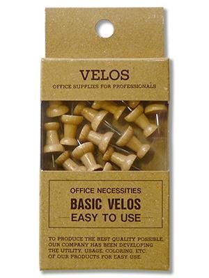 ベロス ダルマ画鋲 木製 DF-108W 17本_画像1