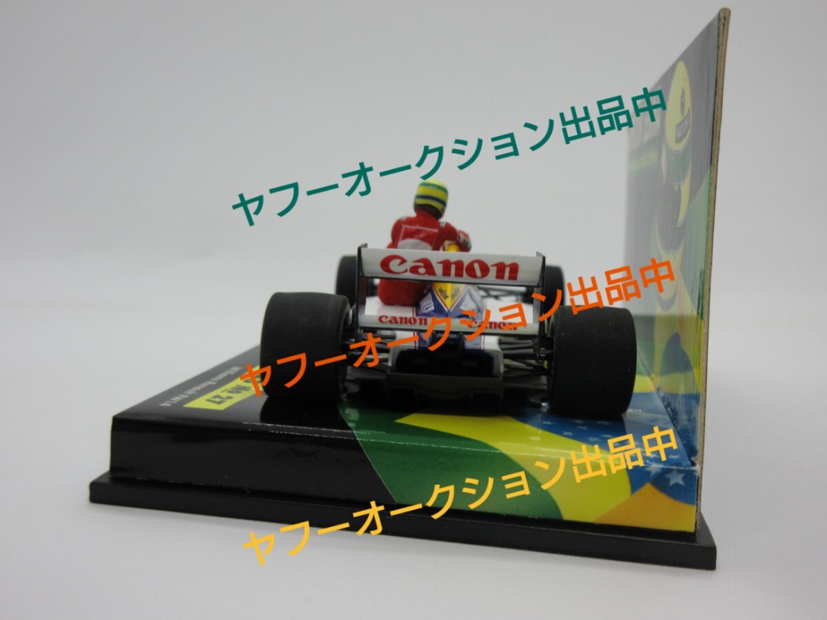1/43 PMA ウィリアムズ ルノー FW14 N.マンセル イギリスGP 1991年　ライド オン アイルトン・セナ セナコレクション No27 ミニチャンプス_画像5
