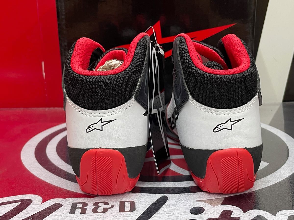 #LBDD 新品 未使用 元箱小傷品 アルパインスターズ TECH-1 K START V2 SHOES 2711521123 BLACK WHITE RED