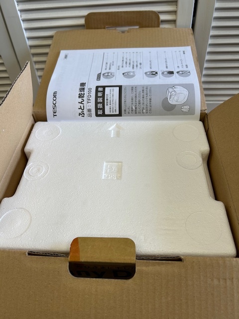 【未使用保管品】 TESCOM テスコム　Sunny Dryer　ふとん干燥機(jī)　TFD100　2019年制　