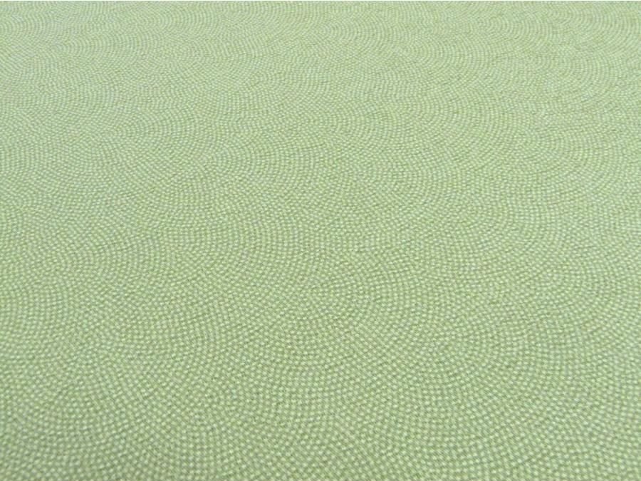 洗える著物 色無地 反物 東レシルック 鮫小紋 薄緑 344