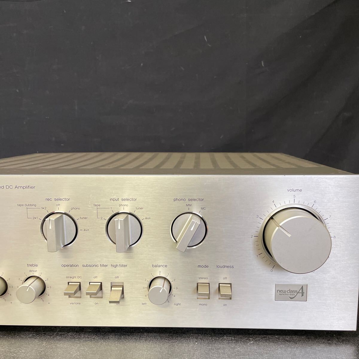 Technics テクニクス SU-V6 プリメインアンプ　ステレオアンプ　動(dòng)作未確認(rèn) オーディオ機(jī)器 音響機(jī)器 STEREO Integra DC AMPLIFIER 2