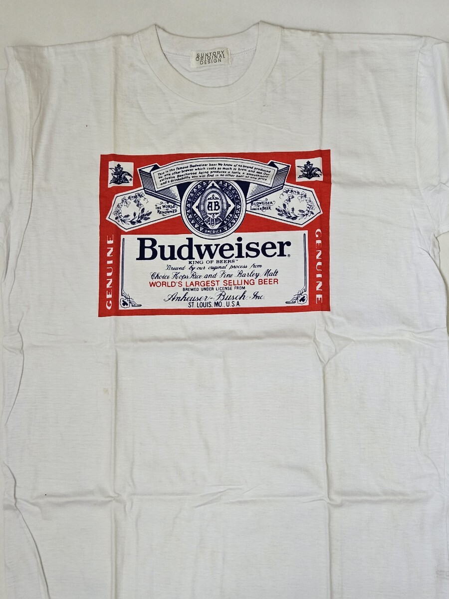 バドワイザー　Budweiser　Tシャツ?エプロン　難ありジャンク