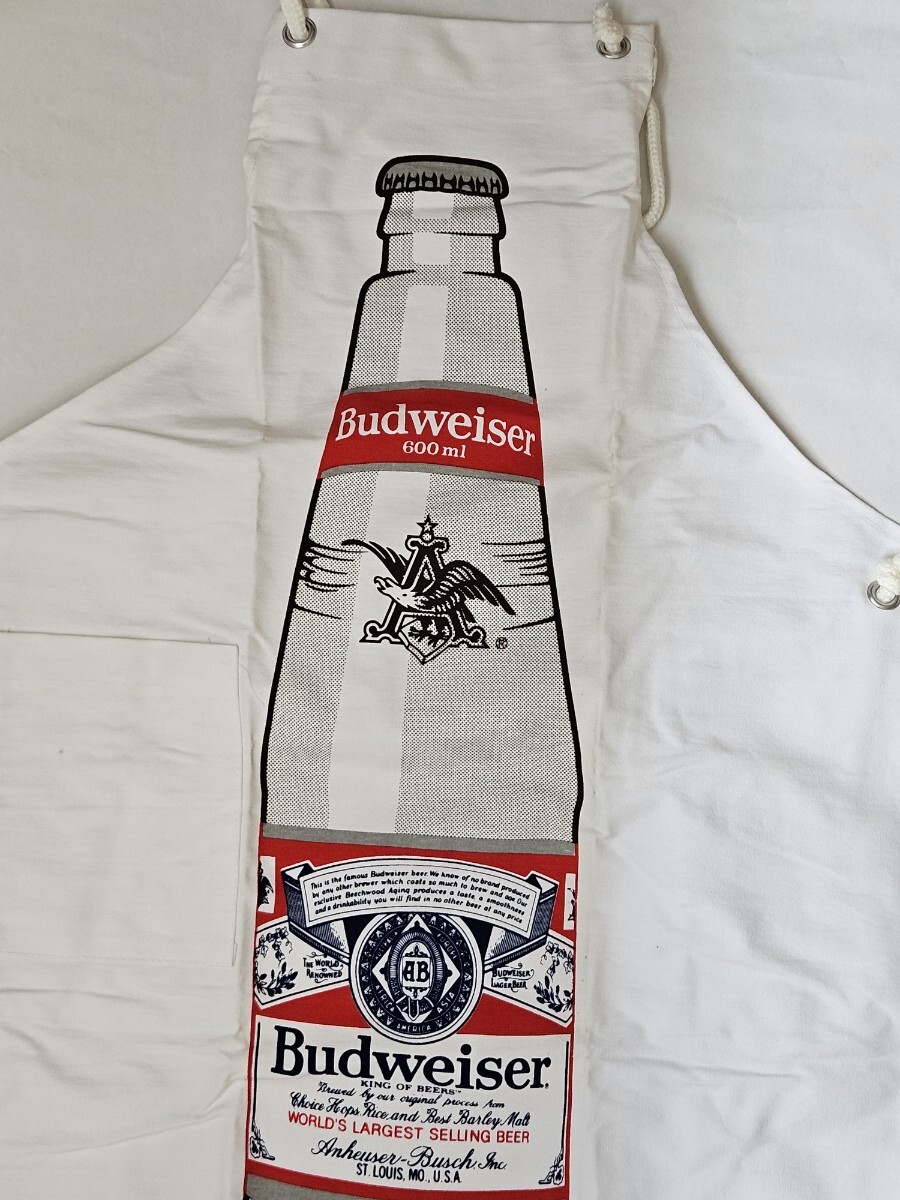 バドワイザー　Budweiser　Tシャツ?エプロン　難ありジャンク