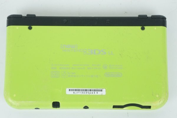 [ рабочий товар ]NEW 3DSLL lime черный корпус Nintendo Nintendo 3DS LL б/у 2