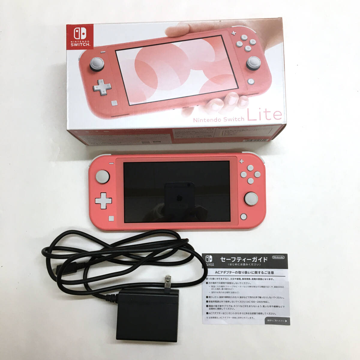 tu056 Nintendo Switch Lite 本体 コーラル HDH-S-PAZAA ※中古
