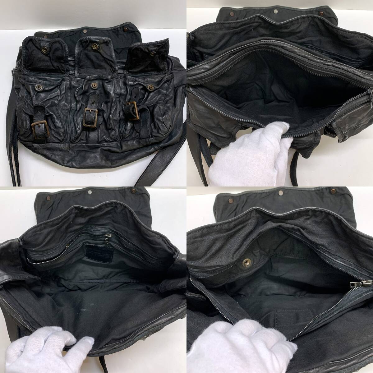 tu147 ISAMU KATAYAMA BACKLASH イサムカタヤマ バックラッシュ ショルダーバッグ ※中古