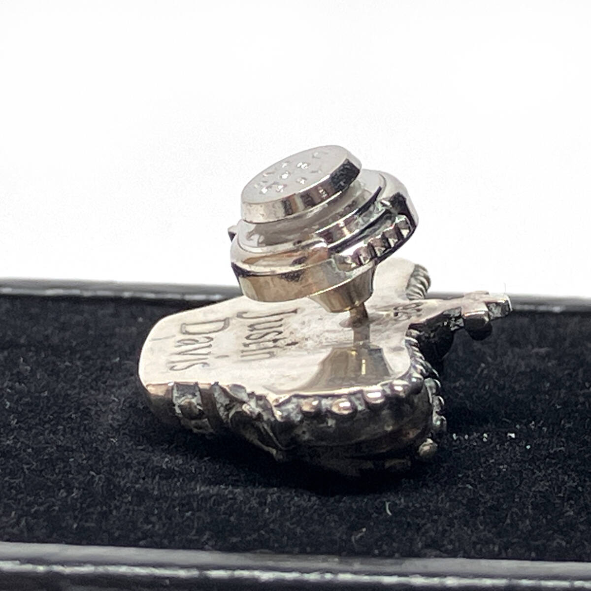 tu166 Justin Davis Jewels ジャスティンデイビス ピンバッジ シルバー925 ※中古