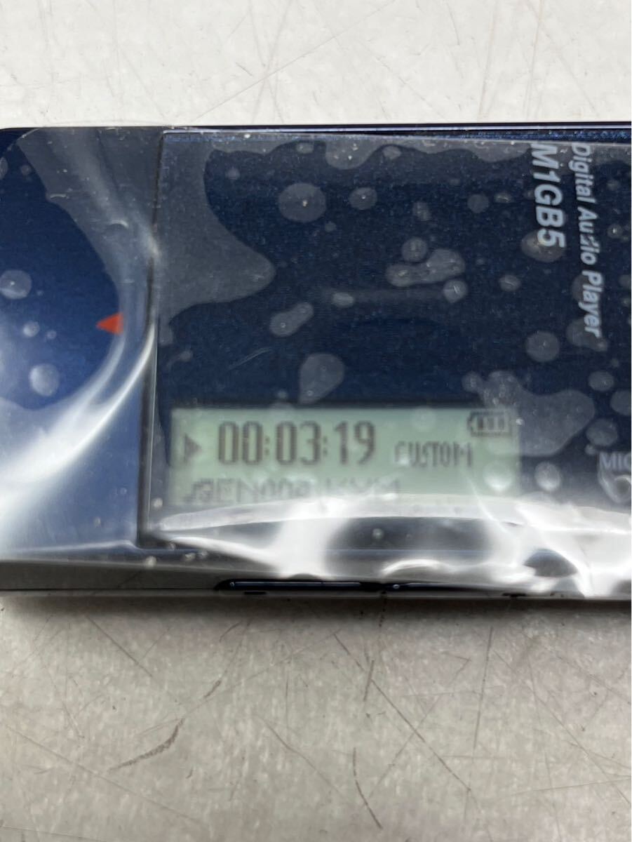 KENWOOD ケンウッド 型番:M1GB5 ブラック デジタルオーディオプレーヤー MP3 ボイスレコーディング機(jī)能 1GB