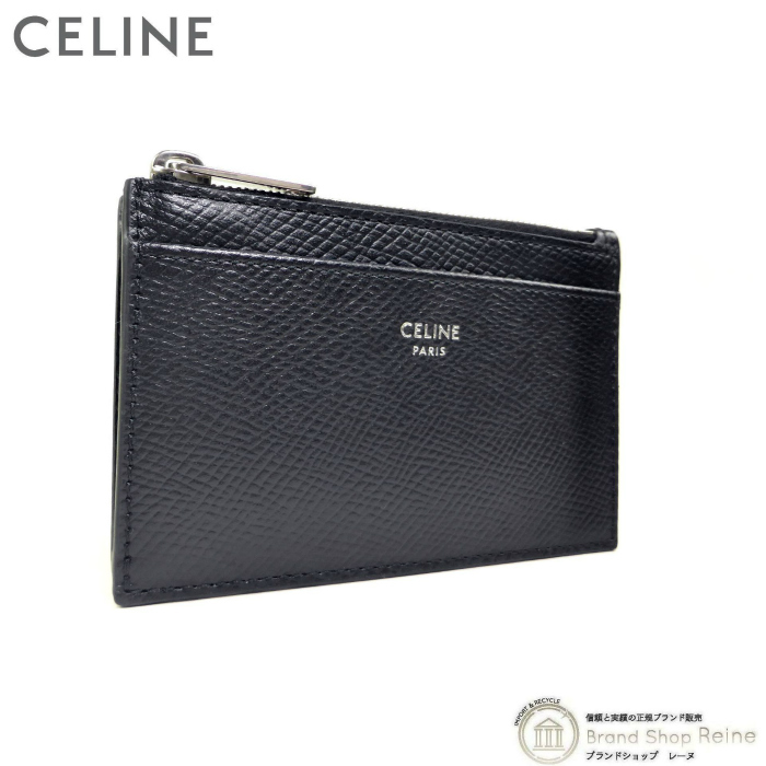 CELINE セリーヌ コインケース 小銭入れ 財布 ファスナー ジップ 革 セリーヌ (CELINE) ジップ付き カードホルダー カードケース