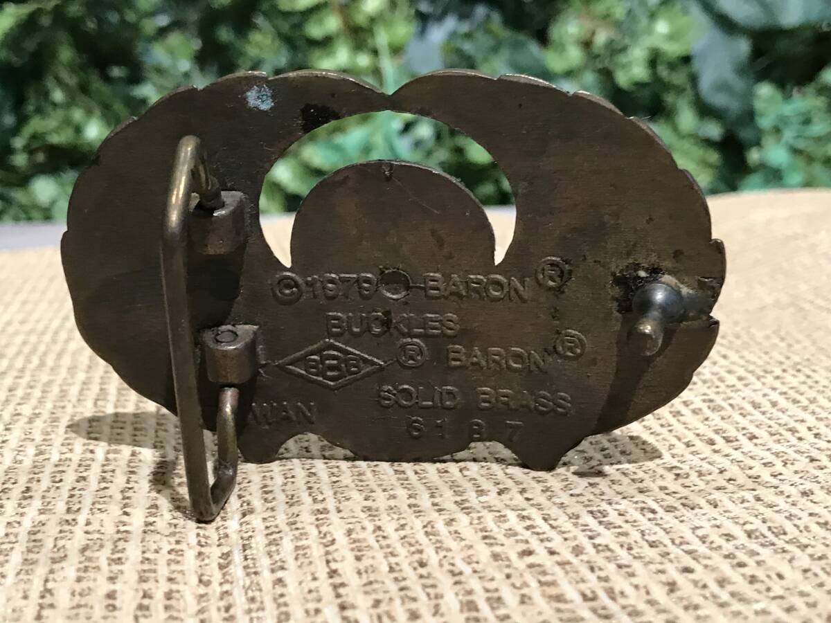 a//Q0079n[ Vintage ]ba long фирма 70'S Harley Davidson латунный пряжка 110g
