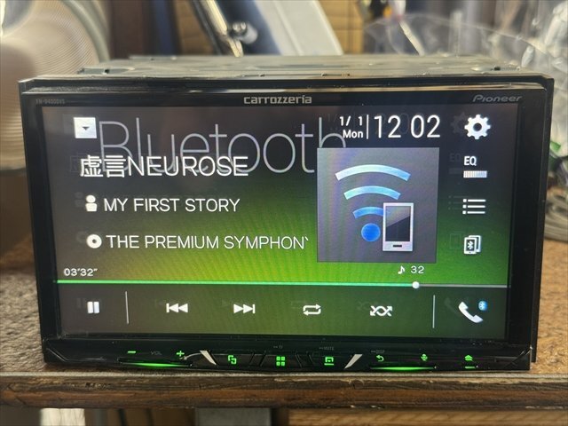 Pioneer パイオニア carrozzeria カロッツェリア FH-9400DVS 2DIN DVDプレイヤー Bluetooth USB